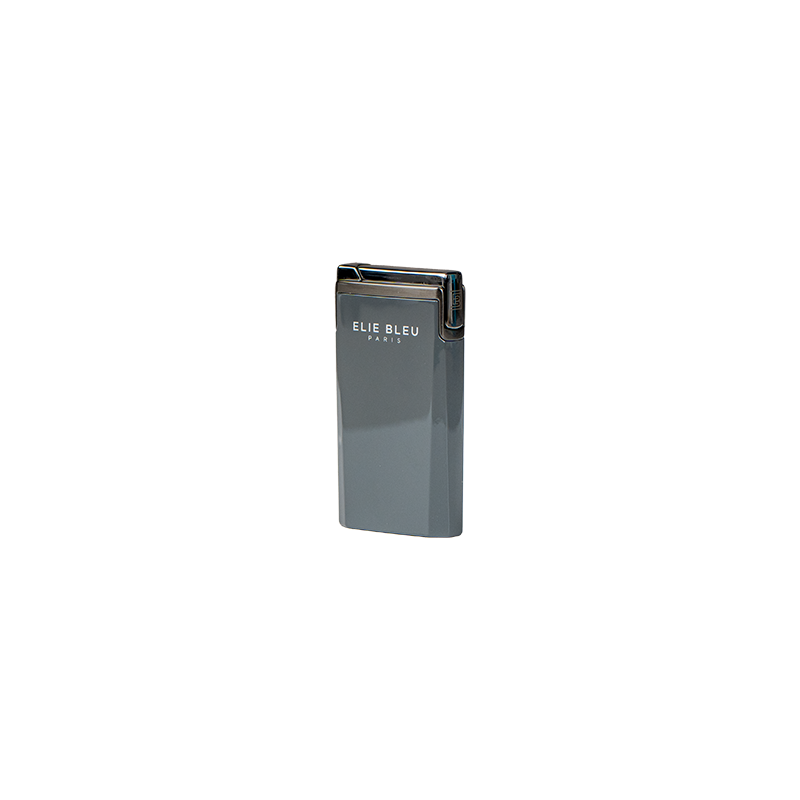 Elie Bleu Limited Edition Grey & Black Lacquer Pocket Lighter and Double Black Blade S-Cutter