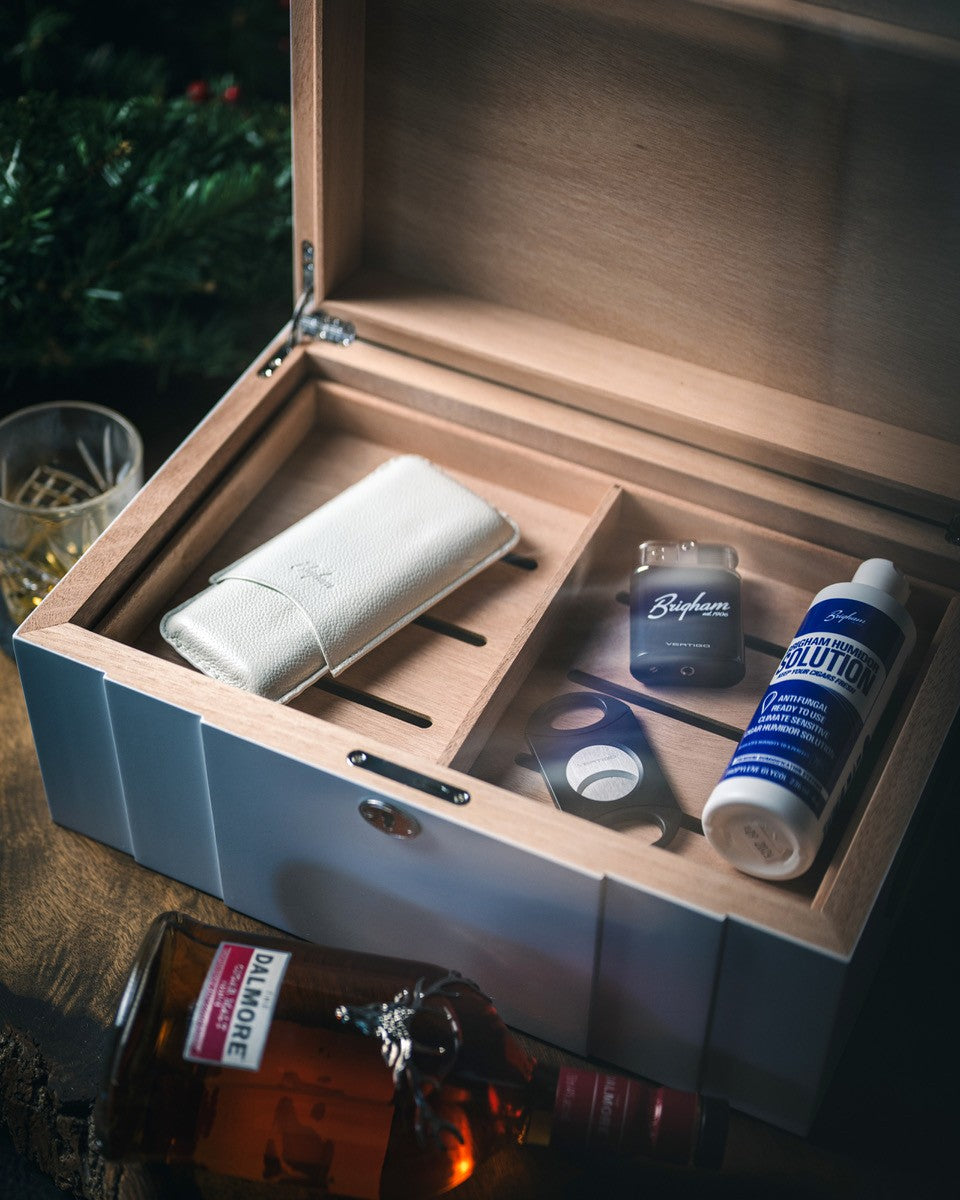The Brigham Humidor 125ct Gift Set