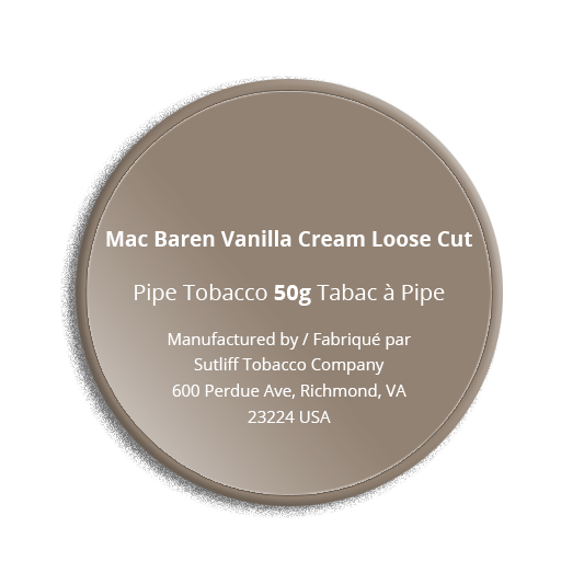 Mac Baren Vanilla Cream Loose Cut (50g)