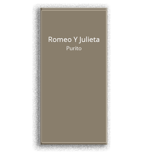 Romeo and Juliete Puritos - 5 pack