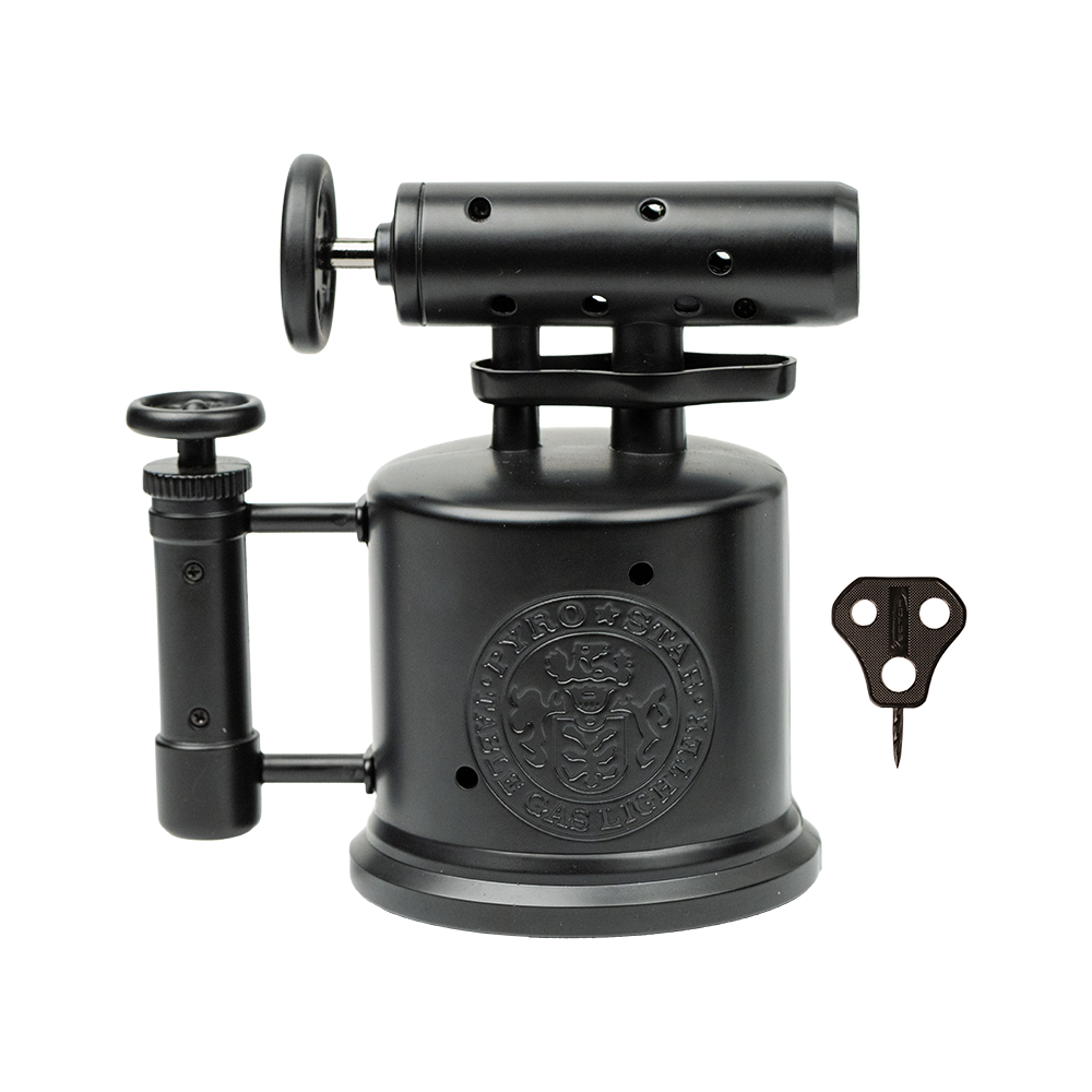 Vector Quadpump Torch Table Lighter - Matte Grey