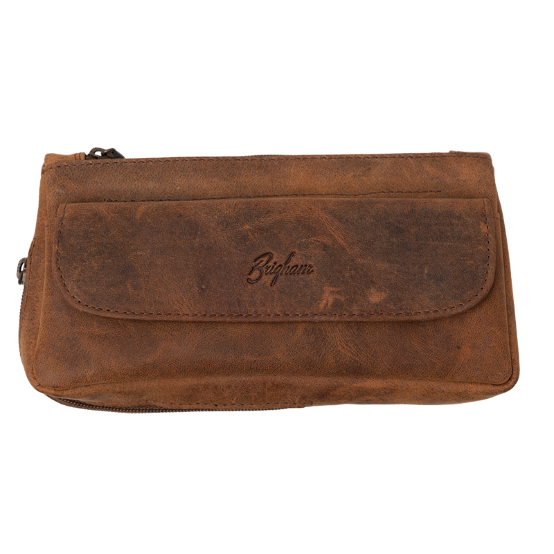 Brigham Leather Pipe Combo Pouch