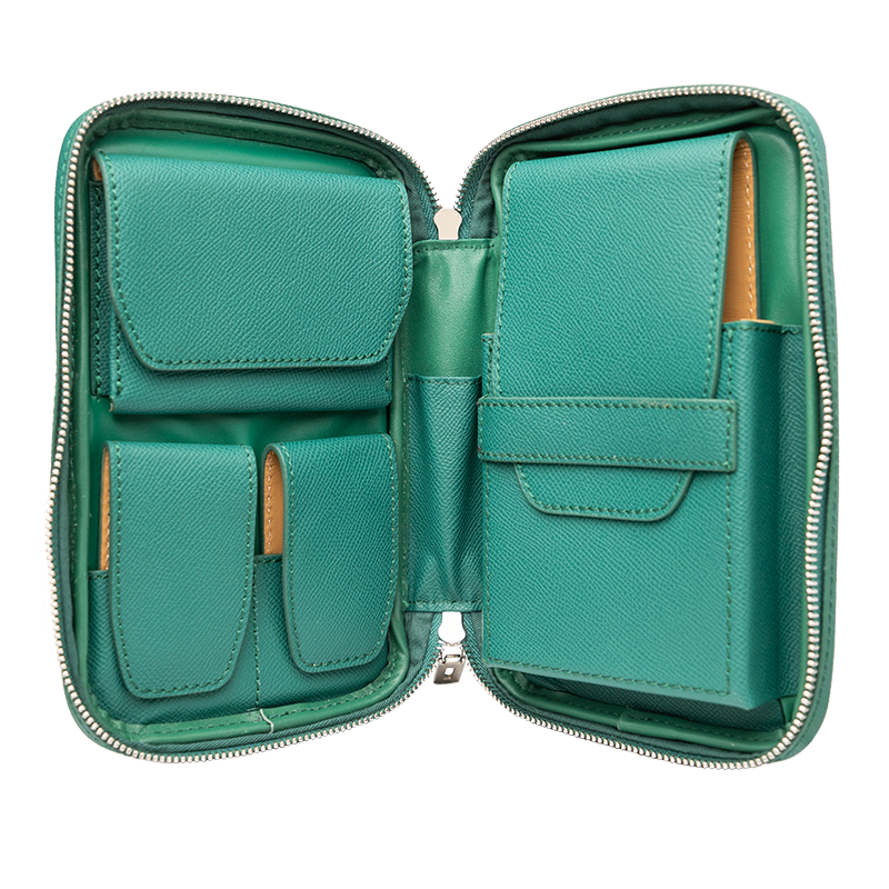 Peter James Leather Cigar Travel Case