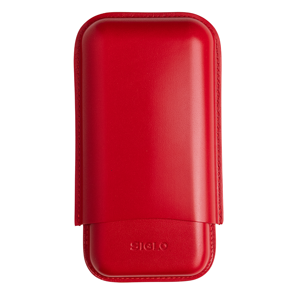 SIGLO Vibrant Red Cigar Case