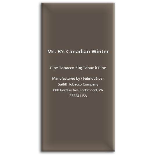 canadian virginia tobacco Mr. B's Golden Fine Cut Pipe Tangled Canadian Flue Cured Virginia