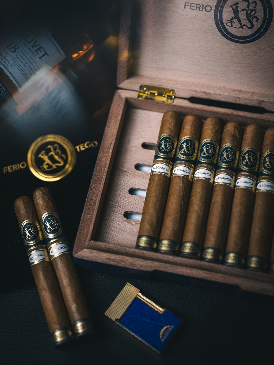Ferio Tego Elegancia in its Special Edition Humidor Box.