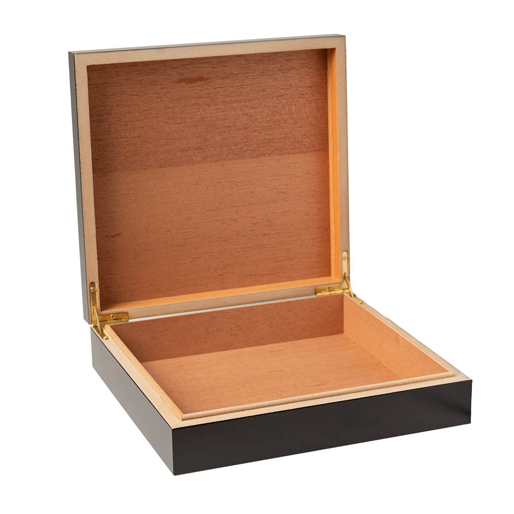 Chateau Black Humidor - 20 Count
