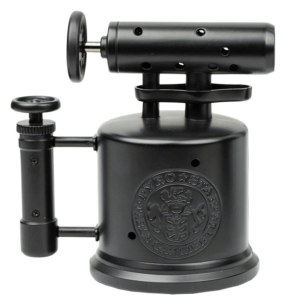 Vector Quadpump Torch Table Lighter - Black