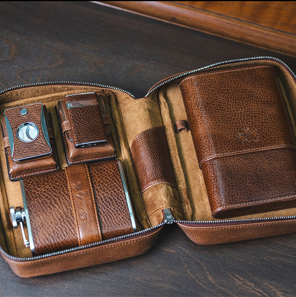 Brizard Havana Traveler Antique Saddle Leather Collection